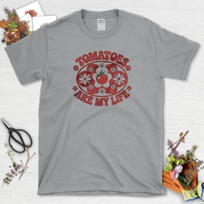 Tomatoes Are My Life T-Shirt Sport Grey / S Physical Item