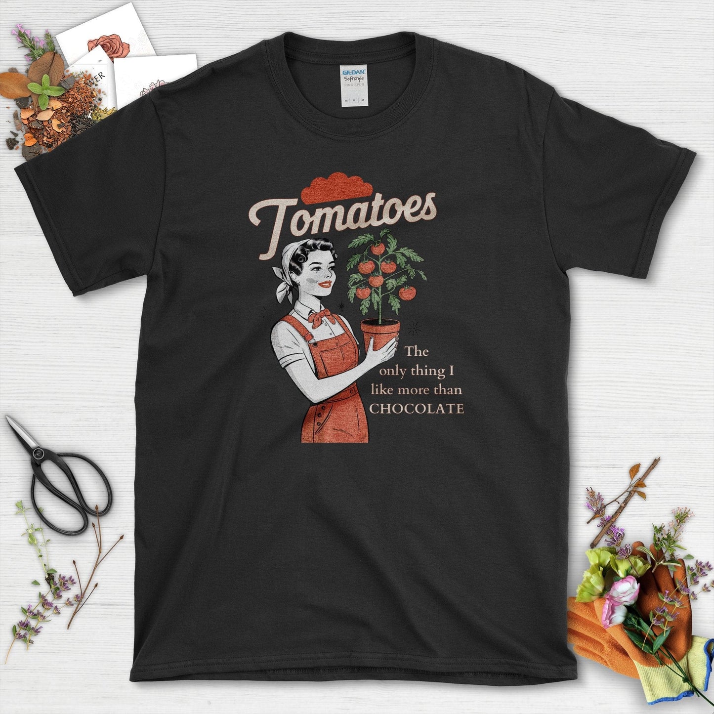 Tomatoes Only Thing Better T-Shirt Black / S T-Shirt