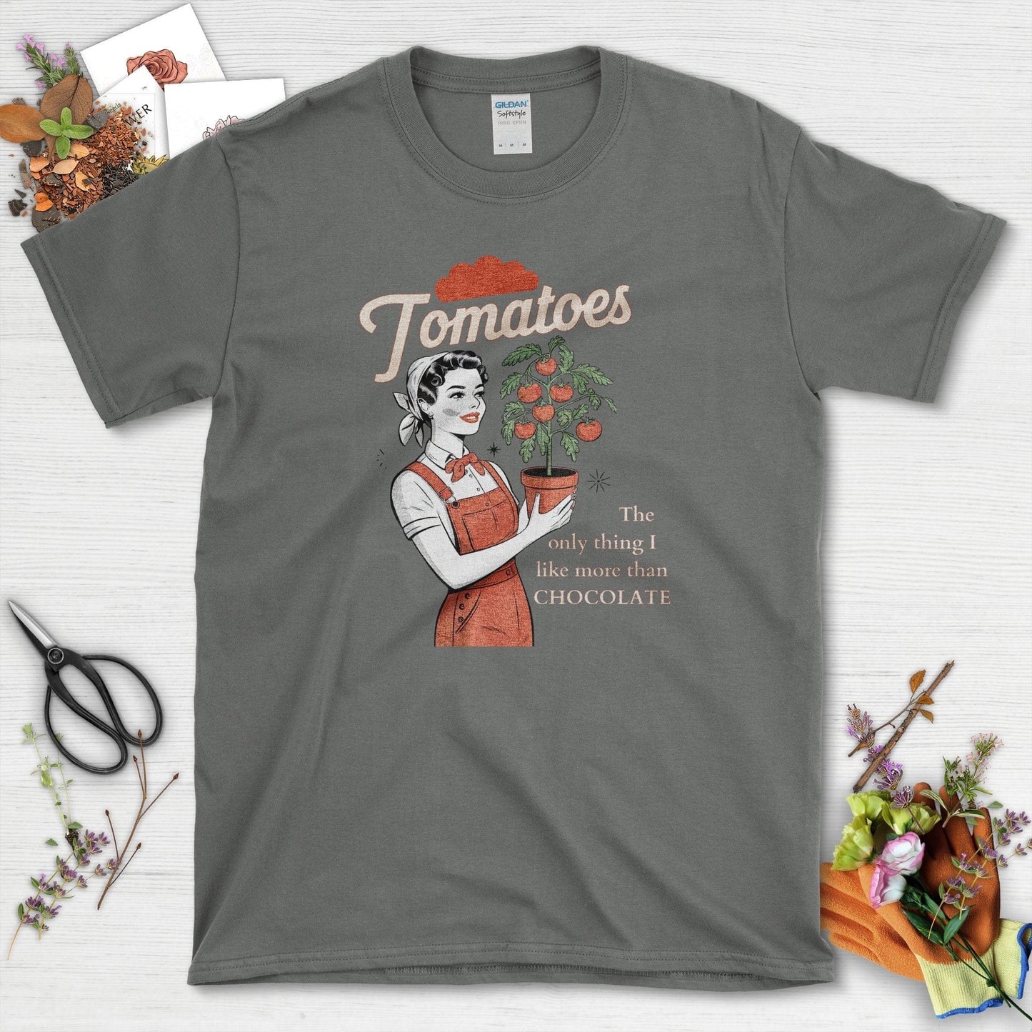 Tomatoes Only Thing Better T-Shirt Charcoal / S T-Shirt