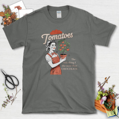 Tomatoes Only Thing Better T-Shirt Charcoal / S T-Shirt
