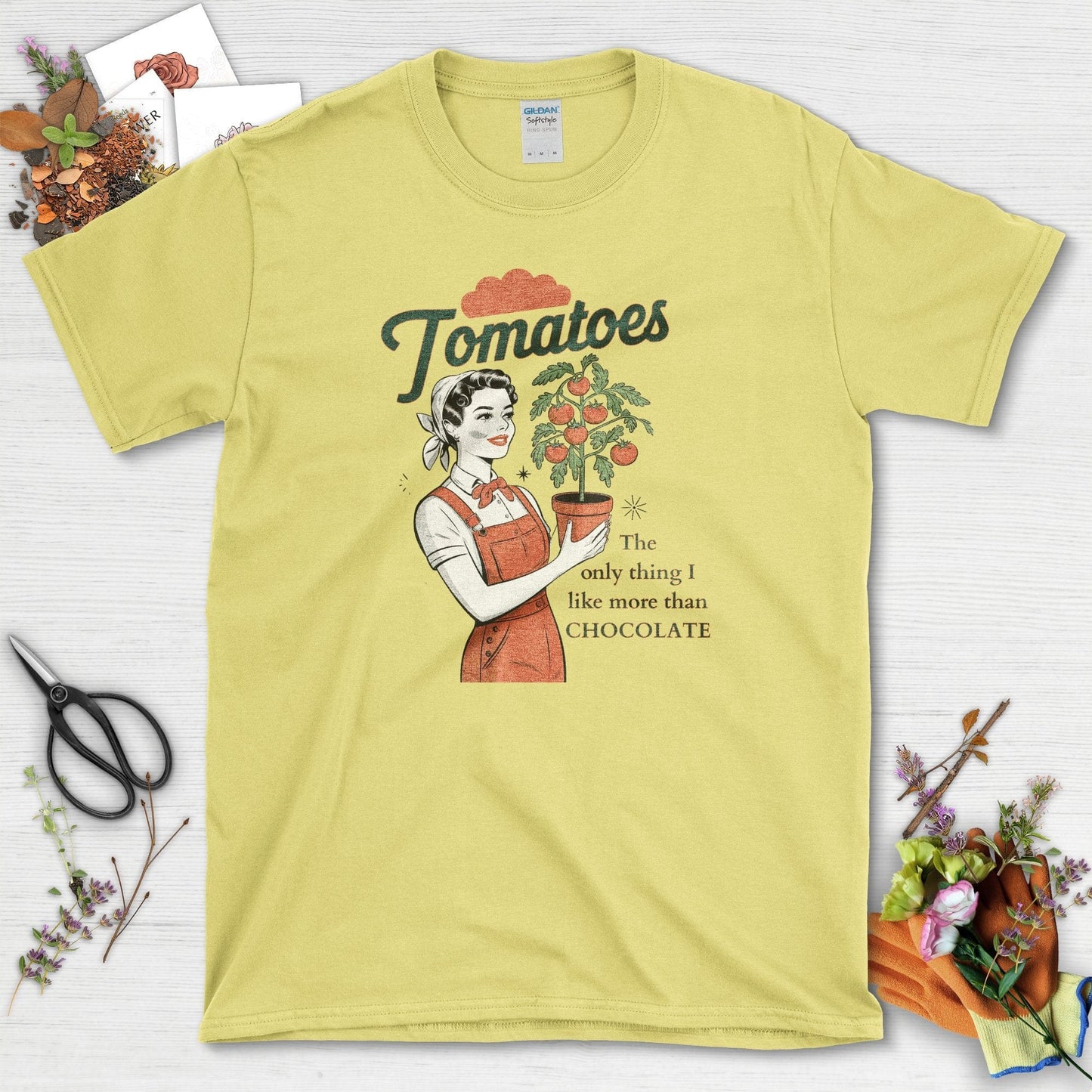 Tomatoes Only Thing Better T-Shirt Cornsilk / S T-Shirt