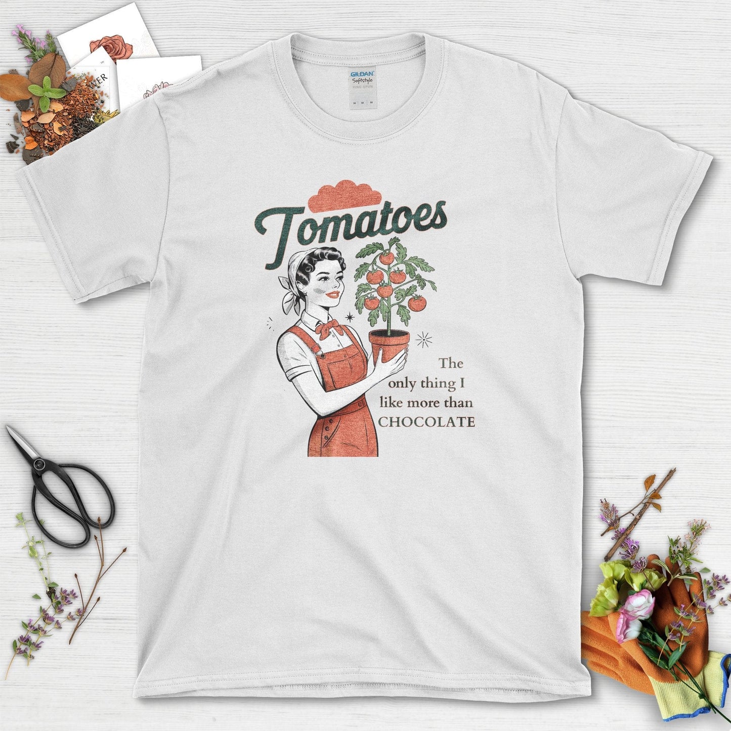 Tomatoes Only Thing Better T-Shirt White / S T-Shirt
