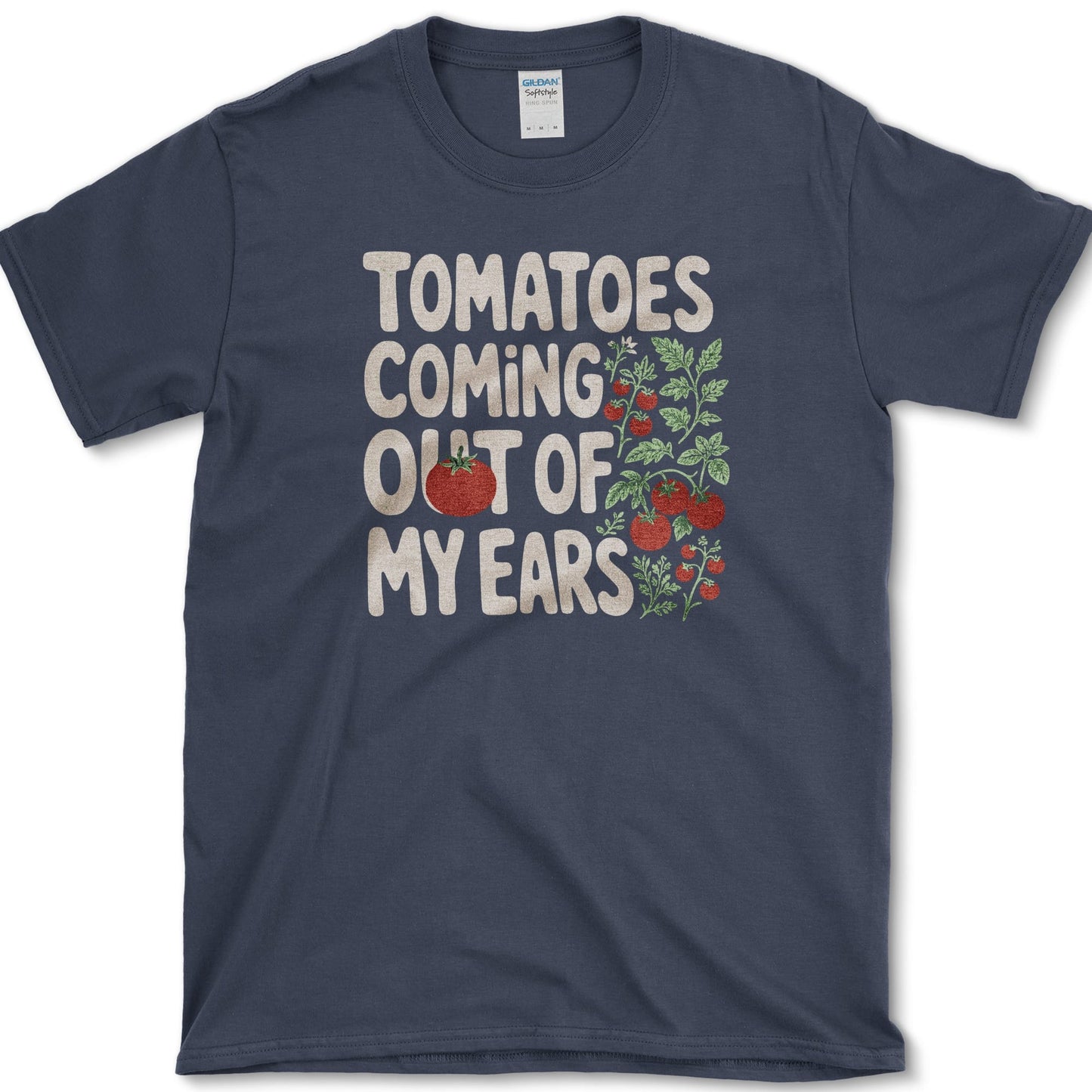 Tomatoes Out of My Ears T-Shirt S / Navy Essential Tees