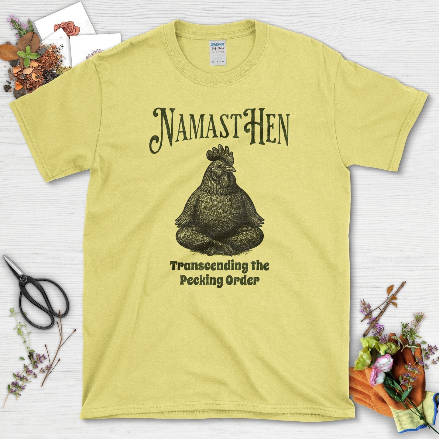Transcending Pecking Order T-Shirt Cornsilk / S Physical Item