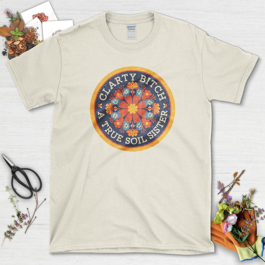 True Soil Sister Garden-Inspired T-Shirt Natural / S / T-Shirts Physical Item