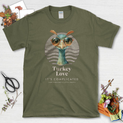 Turkey Love It's Complicated T-Shirt Military Green / S T-Shirt