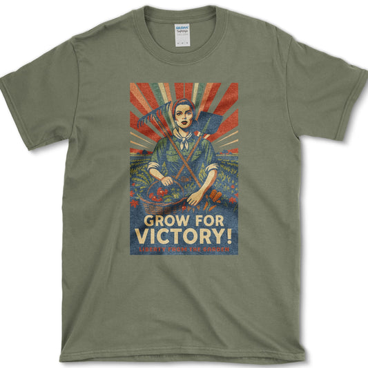 Victory Garden Freedom T-Shirt Military Green / S Essential Tees