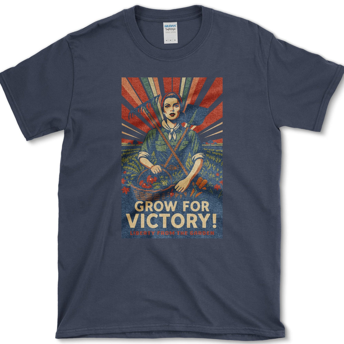 Victory Garden Freedom T-Shirt Navy / S Essential Tees