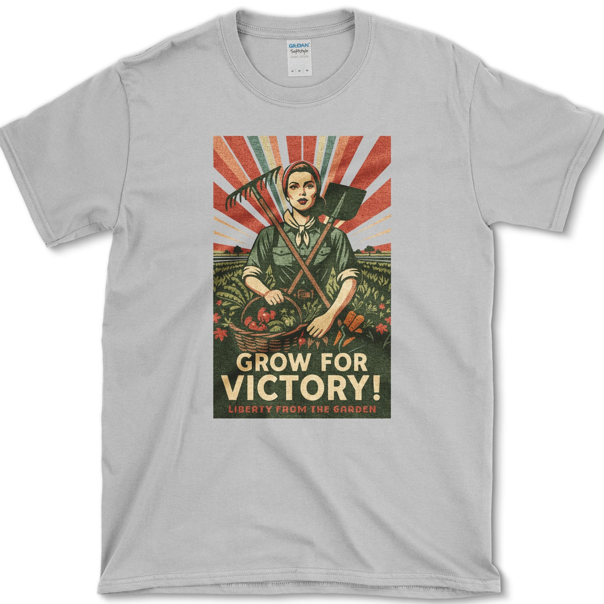 Victory Garden Freedom T-Shirt Sport Grey / S Essential Tees