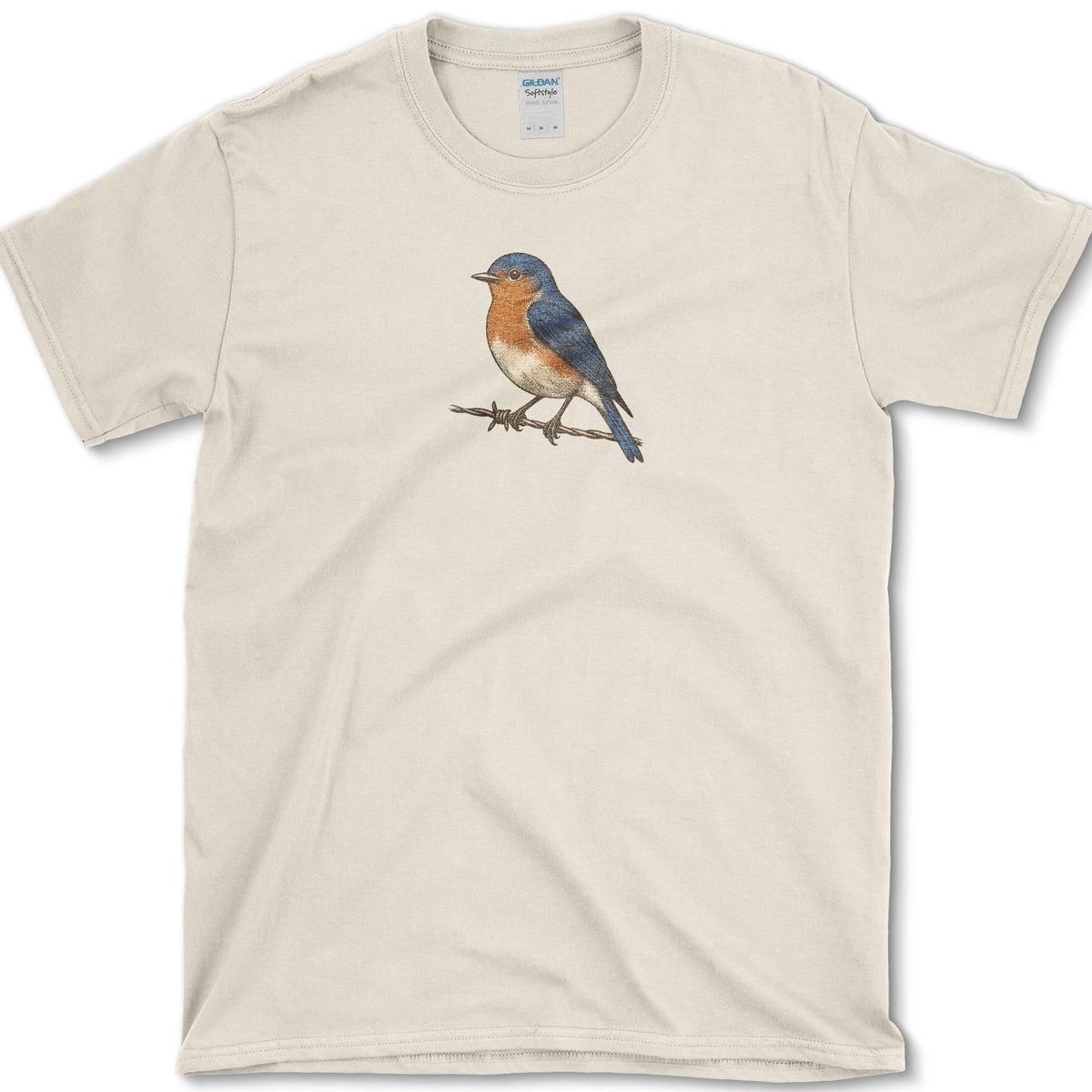 Vintage Bluebird T-Shirt Natural / S Essential Tees