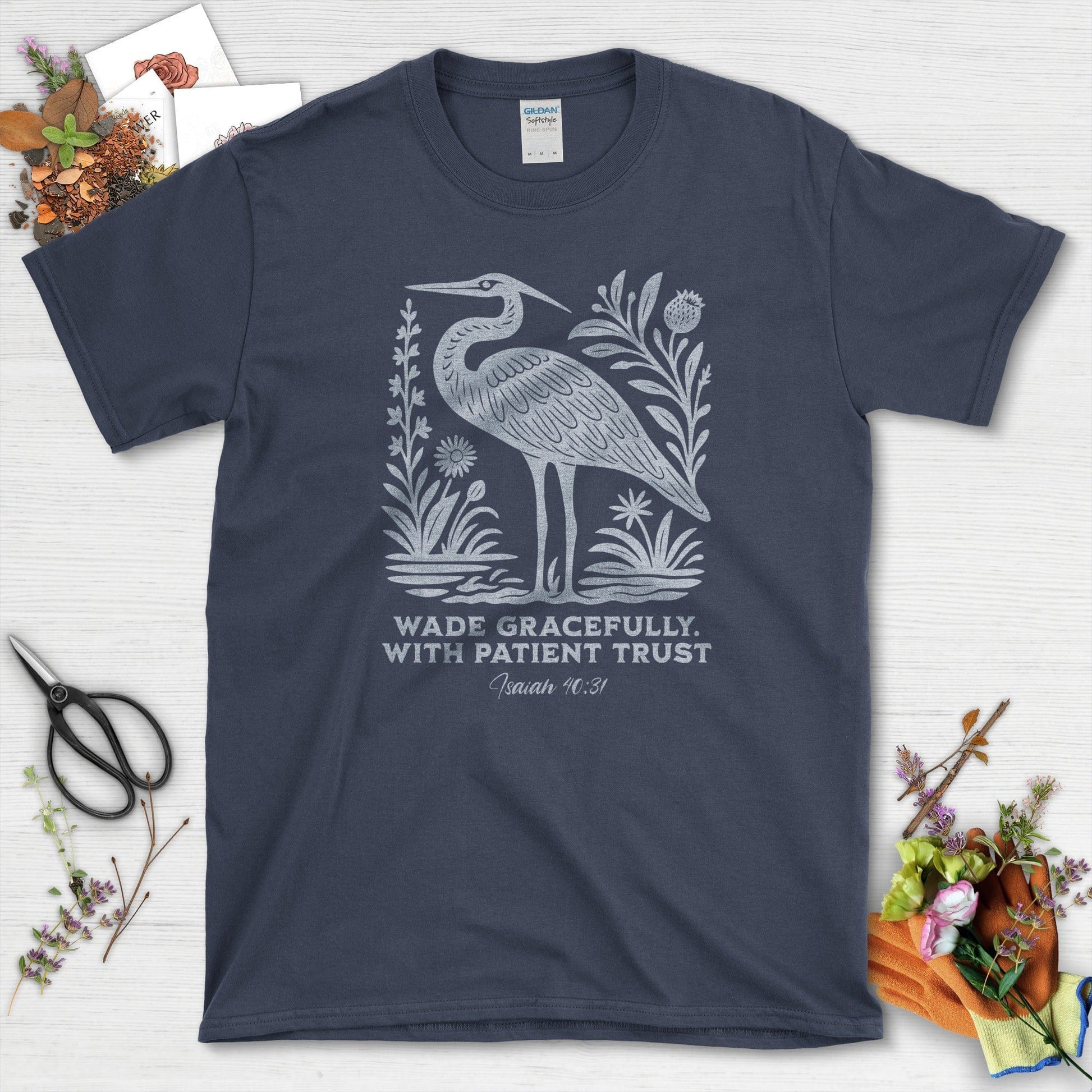 Wade Gracefully T-Shirt Essential Tees / S / Navy Physical Item