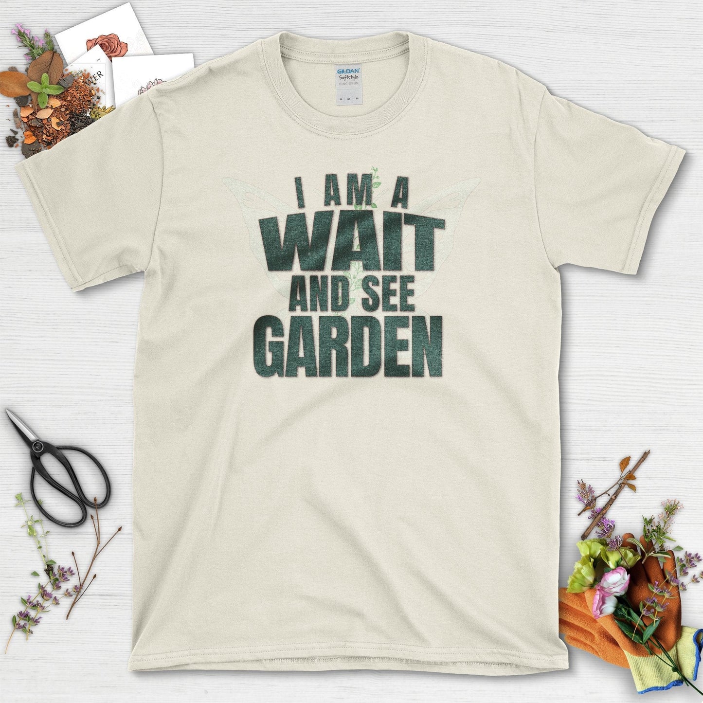 Wait and See Garden T-Shirt Natural / S T-Shirt