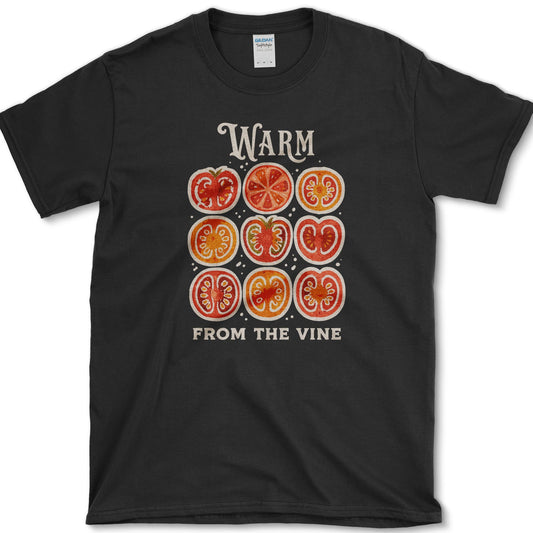 Warm From The Vine T-Shirt S / Black Essential Tees