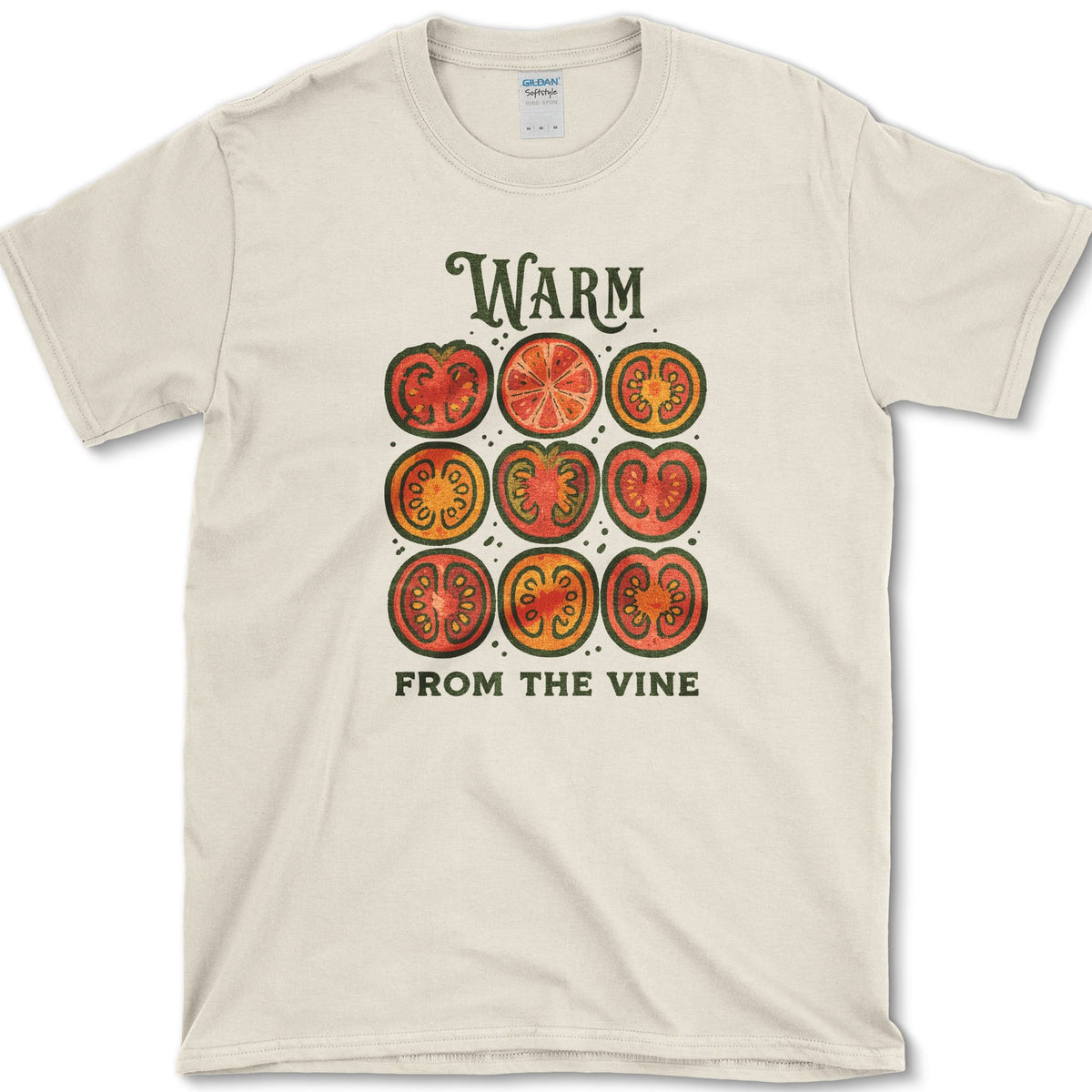 Warm From The Vine T-Shirt S / Natural Essential Tees