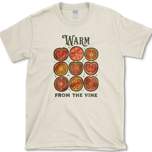 Warm From The Vine T-Shirt S / Natural Essential Tees