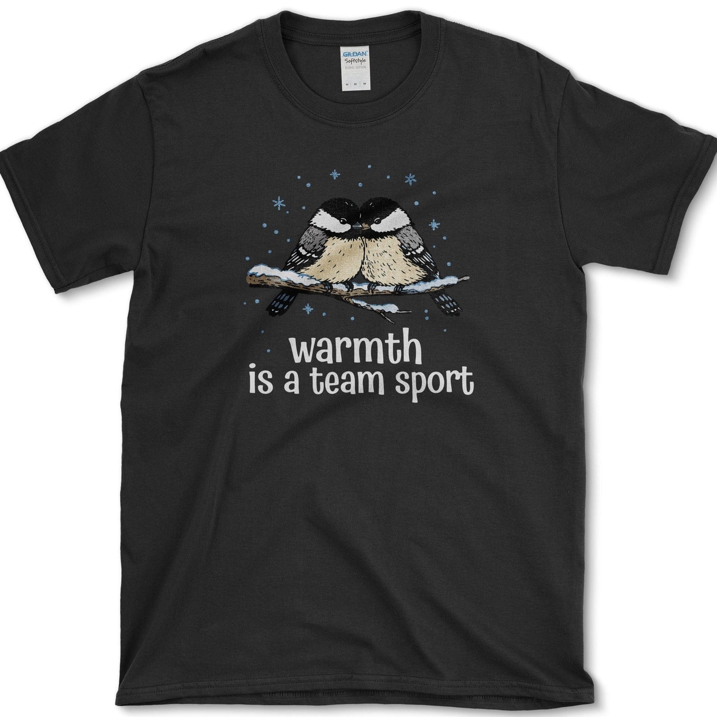Warmth is Team T-Shirt Essential Tees / S / Black Physical Item