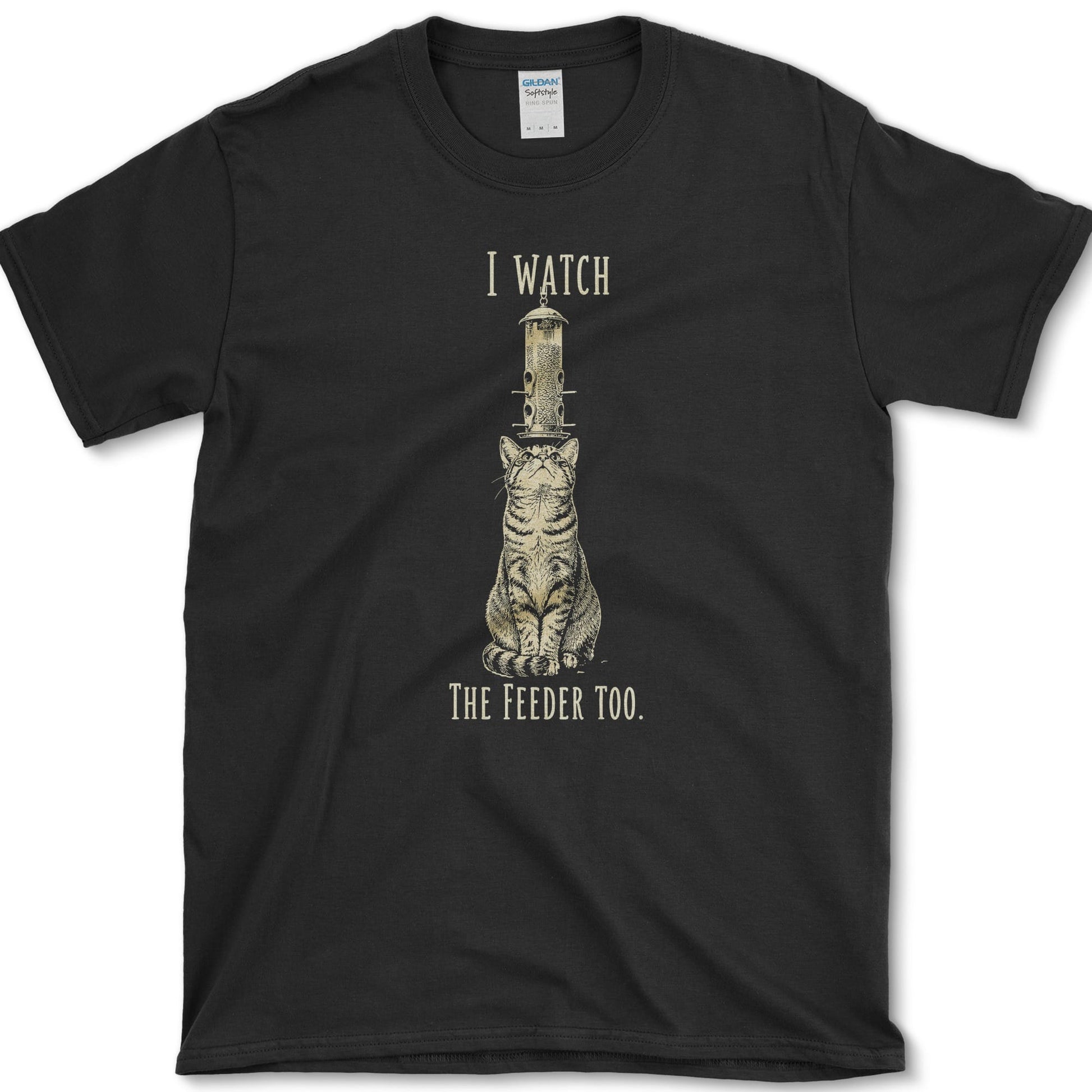 Watch Feeder Too T-Shirt Black / S Essential Tees