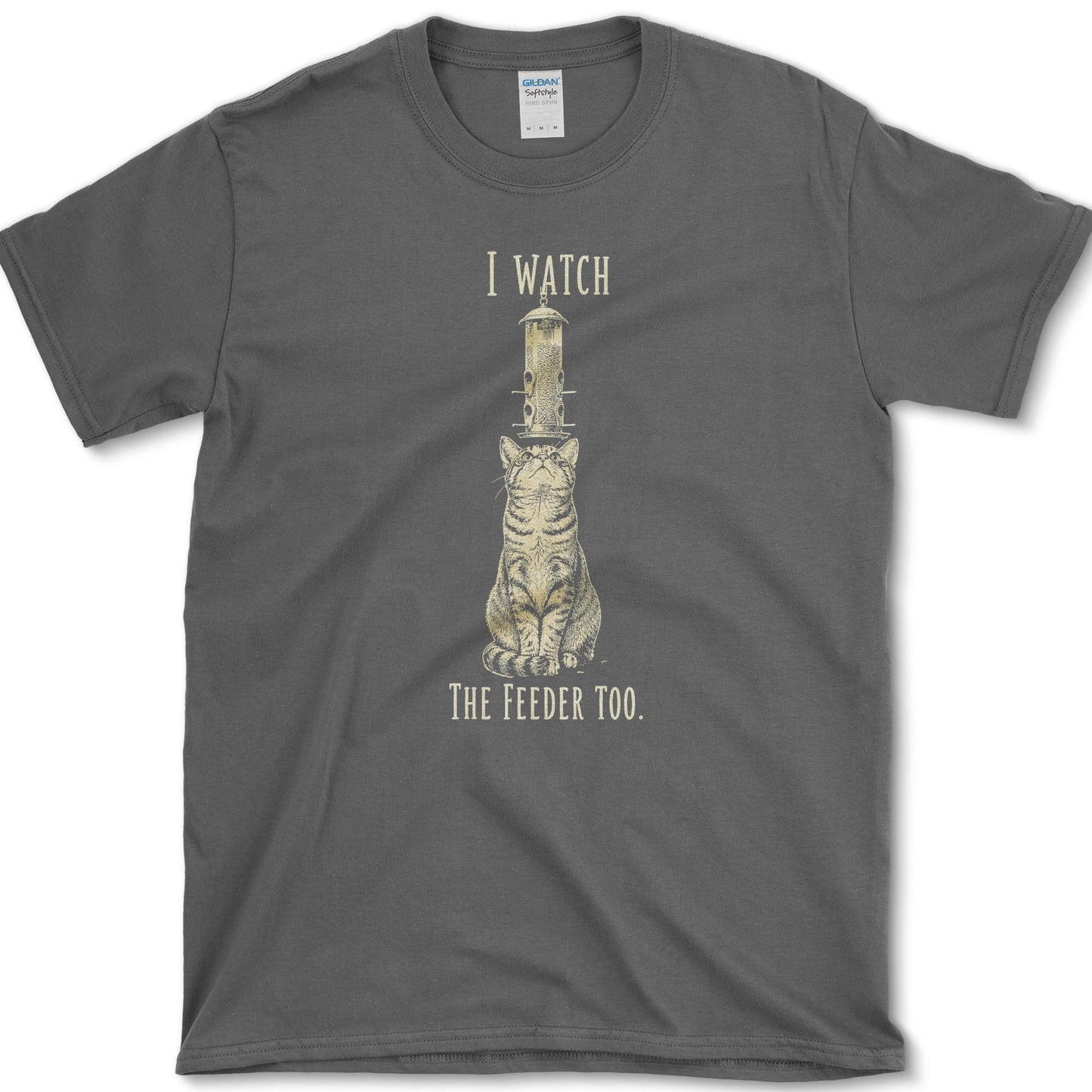 Watch Feeder Too T-Shirt Dark Heather / S Essential Tees