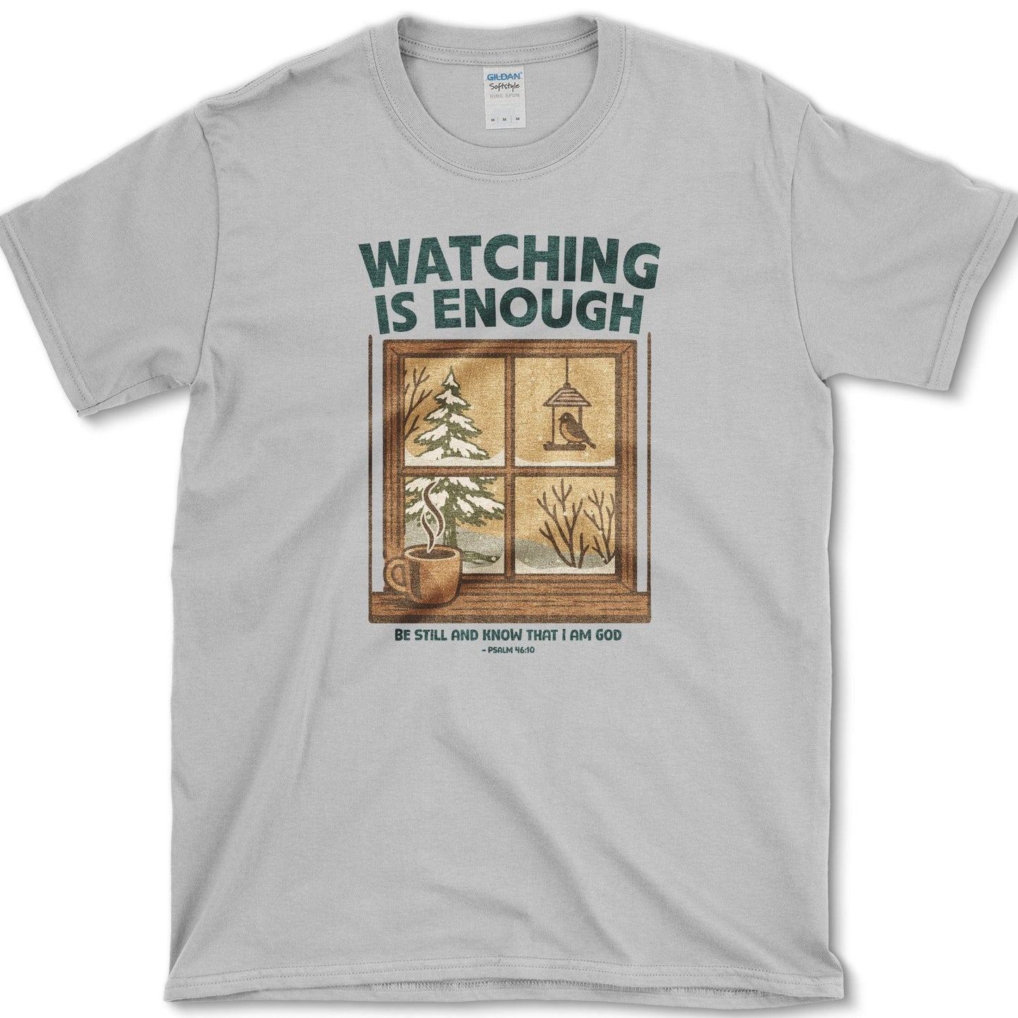 Watching Is Enough T-Shirt Essential Tees / S / Sport Grey Physical Item