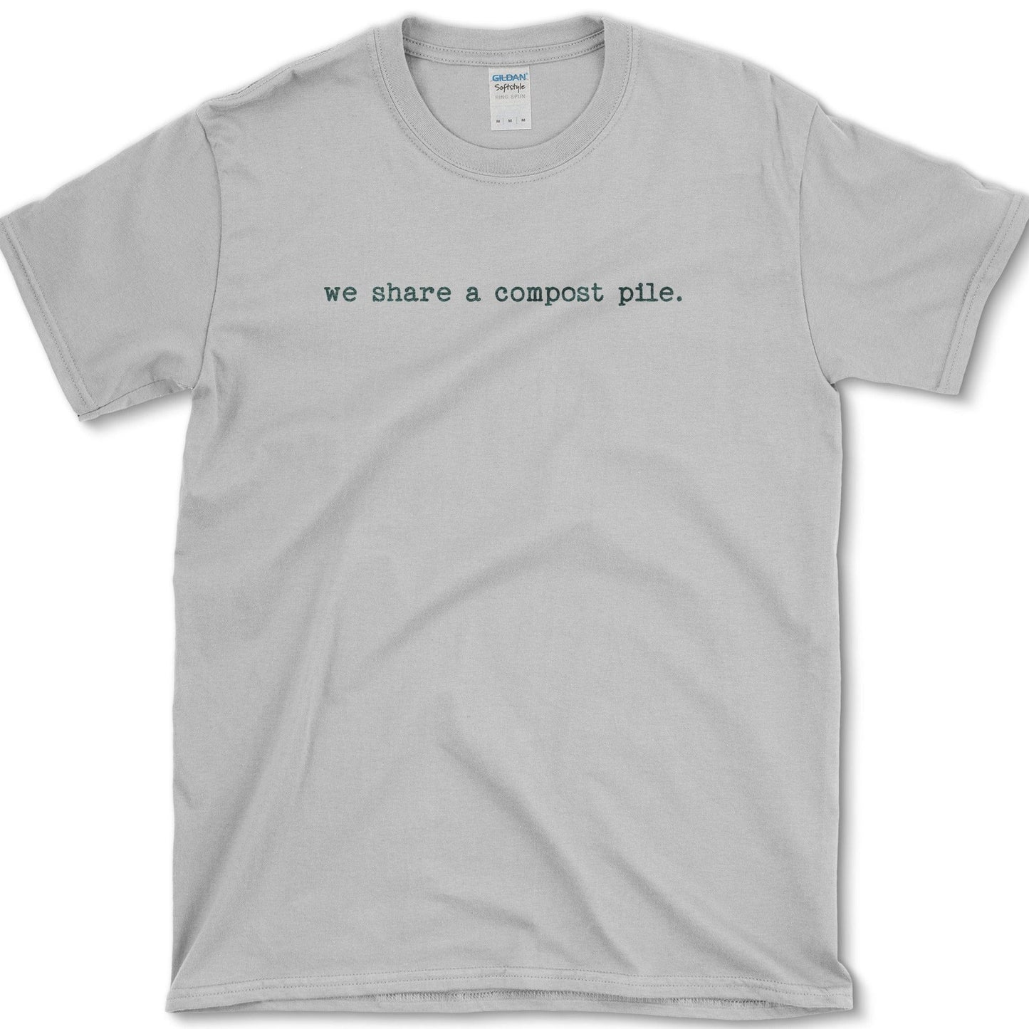 We Share Compost T-Shirt Essential Tees / S / Sport Grey Physical Item