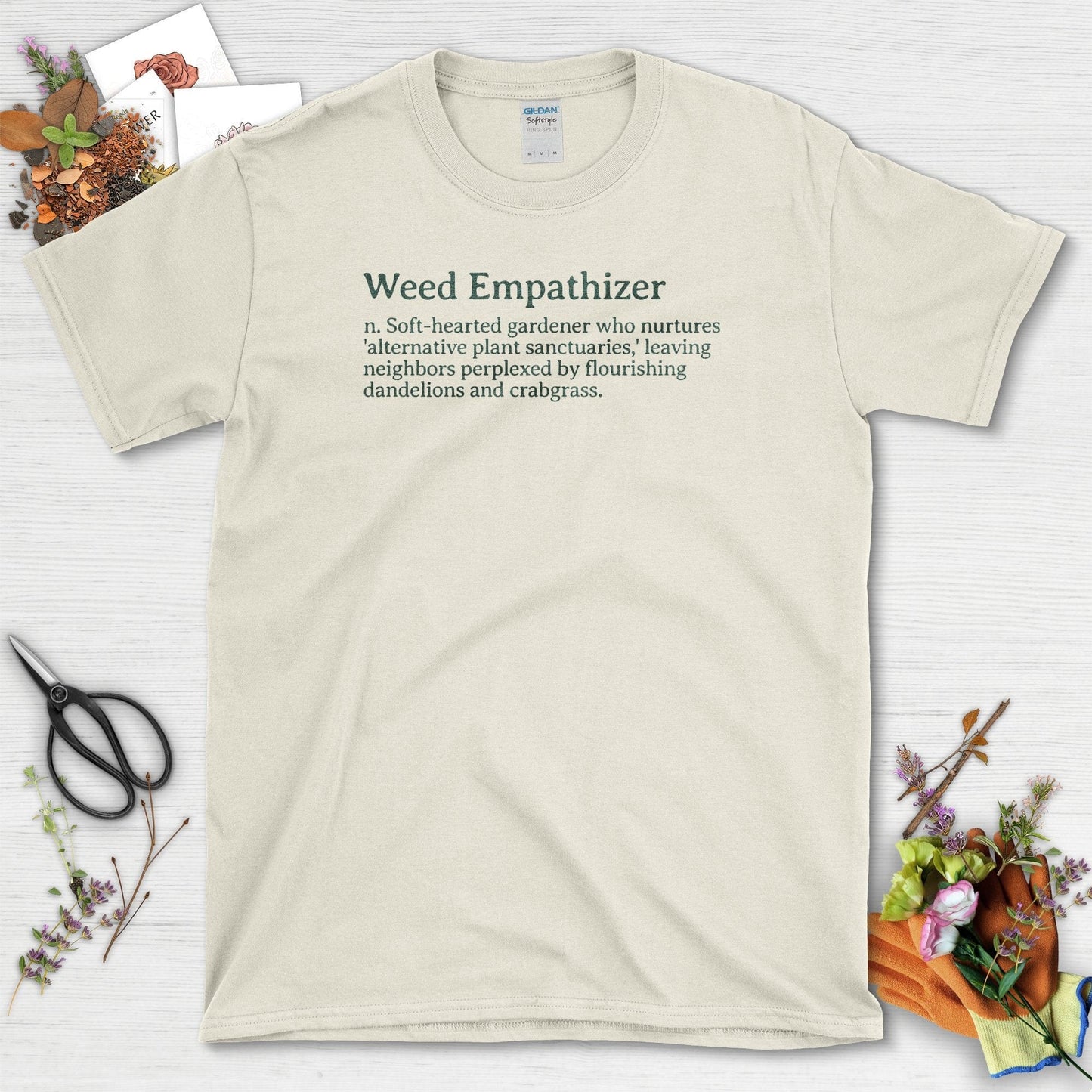 Weed Empathizer Gardening T-Shirt Natural / S T-Shirt