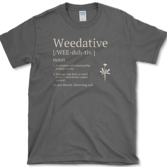 Weedative T-Shirt S / Dark Heather / Essential Tees Essential Tees
