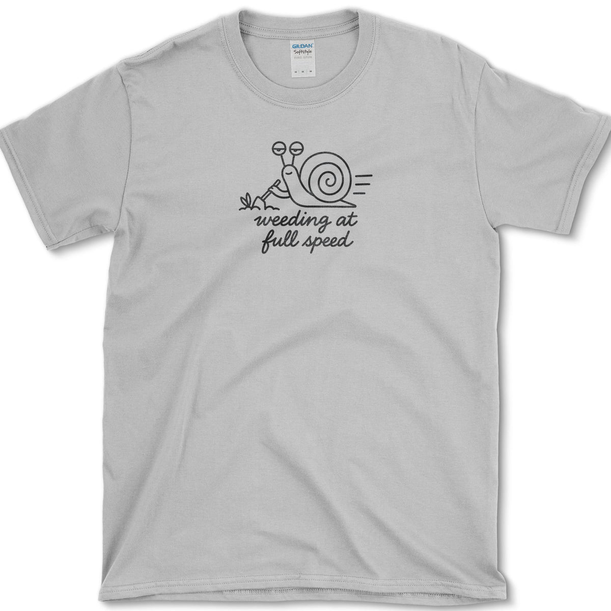 Weeding At Full Speed T-Shirt Sport Grey / S Essential Tees
