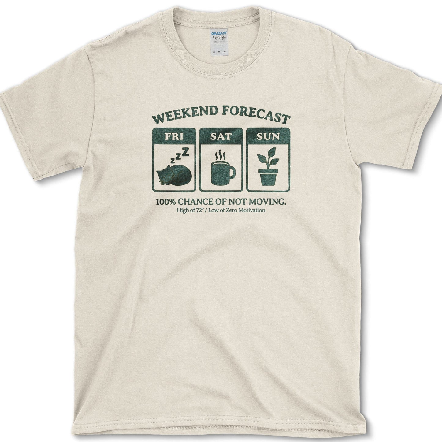 Weekend Forecast T-Shirt Natural / S Physical Item