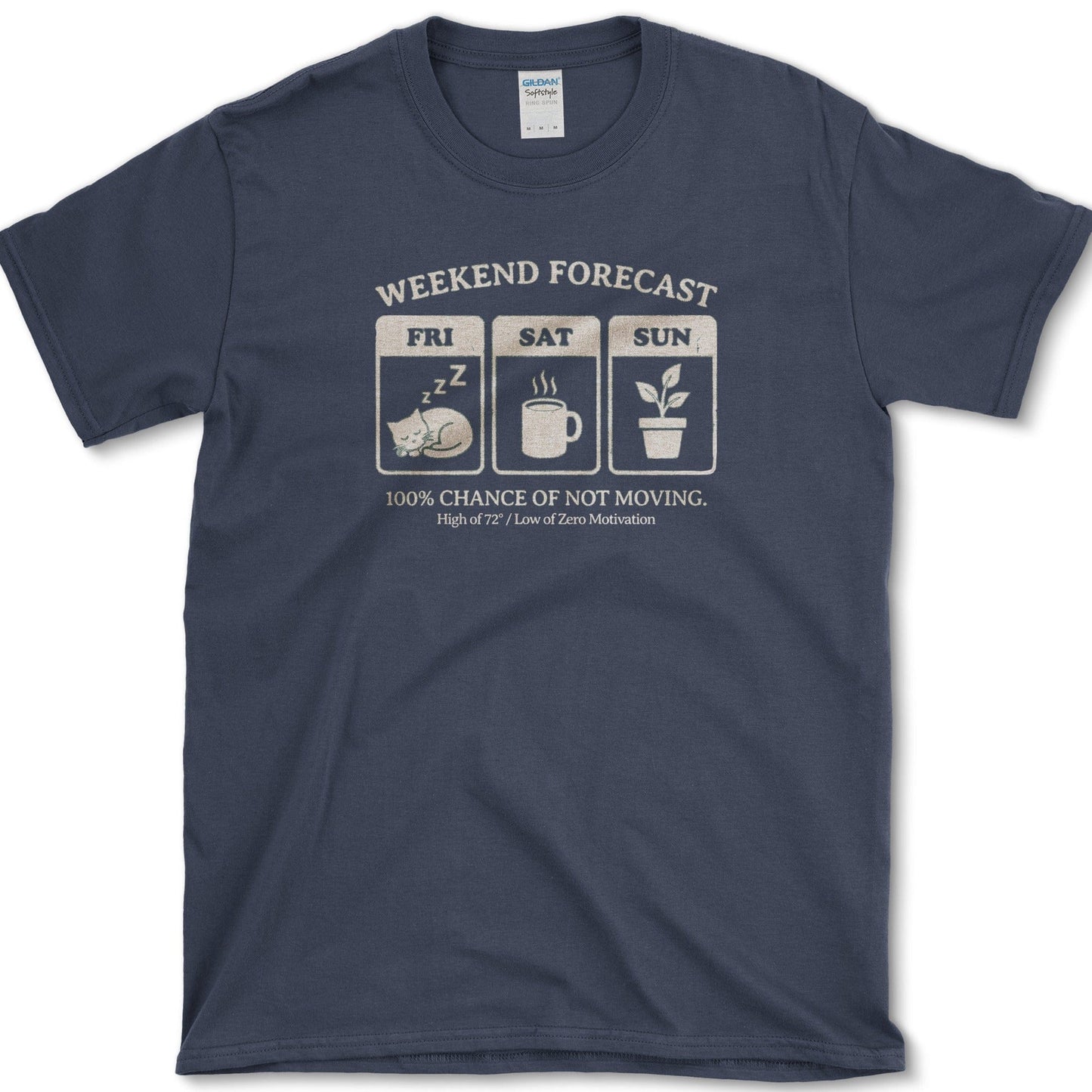 Weekend Forecast T-Shirt Navy / S Physical Item