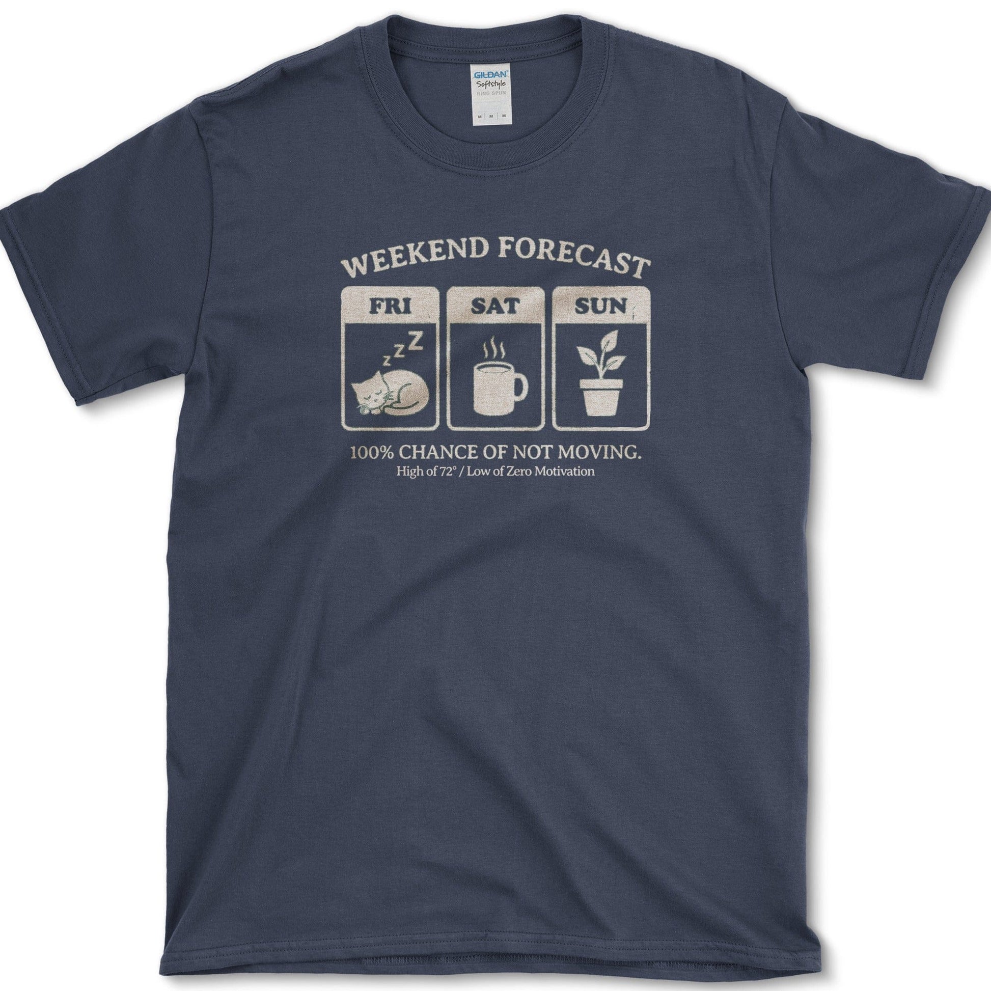 Weekend Forecast T-Shirt Navy / S Physical Item