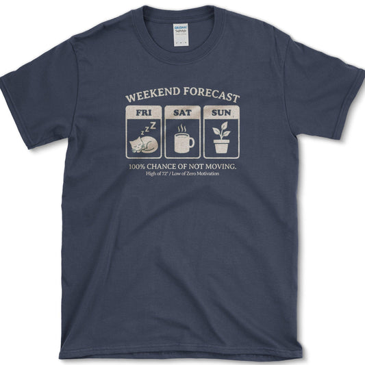Weekend Forecast T-Shirt Navy / S Physical Item