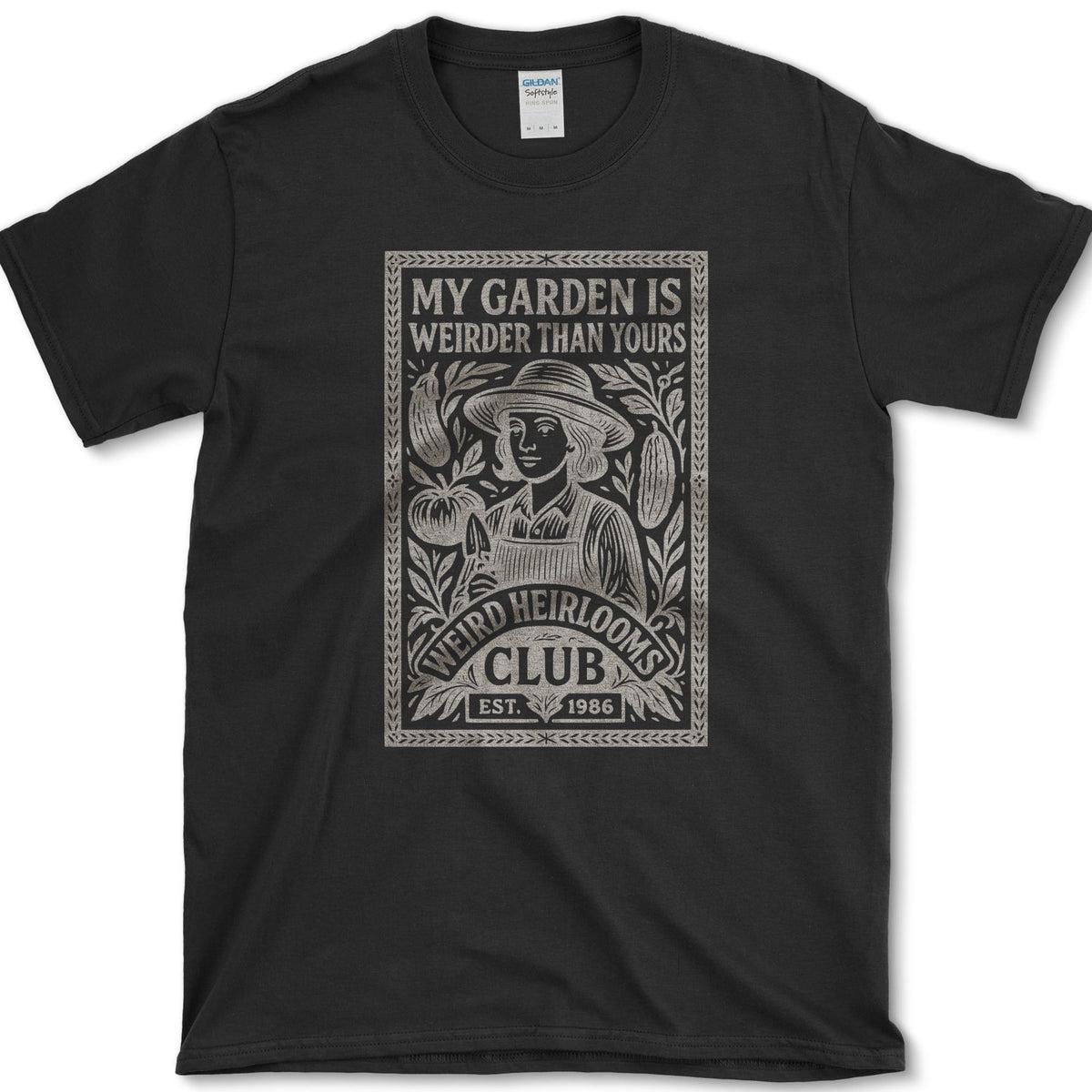 Weird Heirlooms Club T-Shirt Black / S Essential Tees