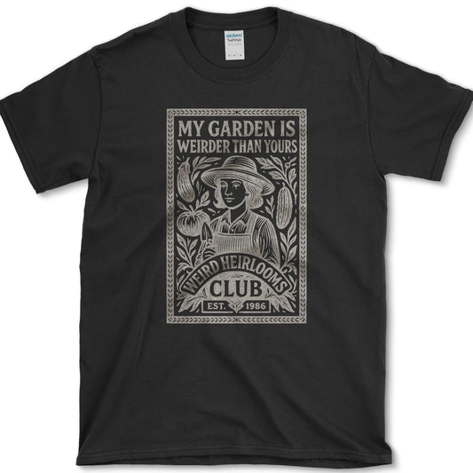 Weird Heirlooms Club T-Shirt Black / S Essential Tees