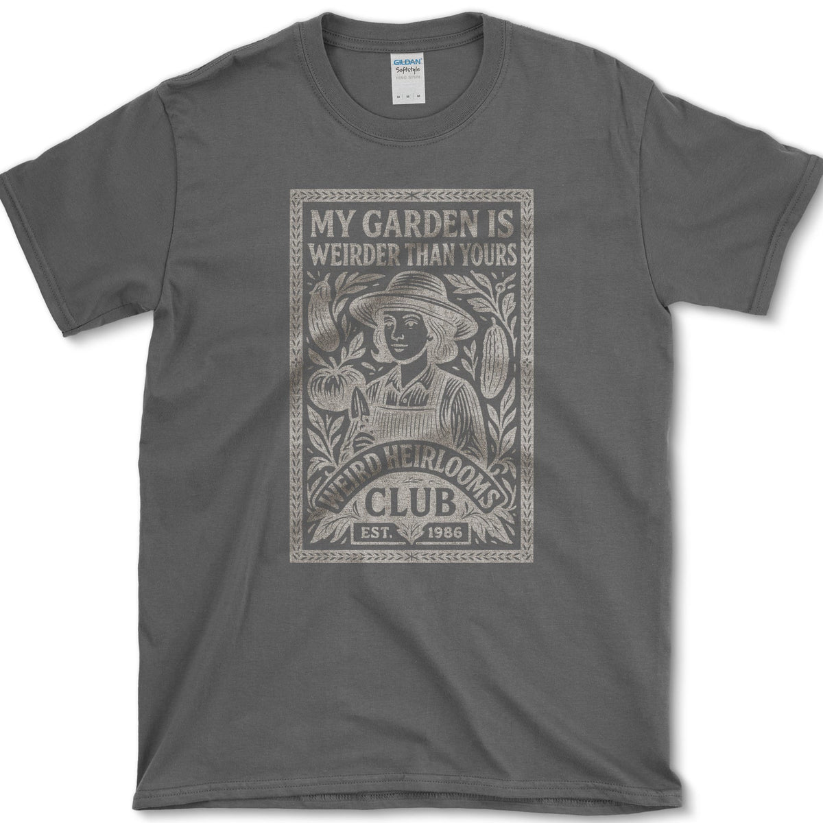 Weird Heirlooms Club T-Shirt Dark Heather / S Essential Tees
