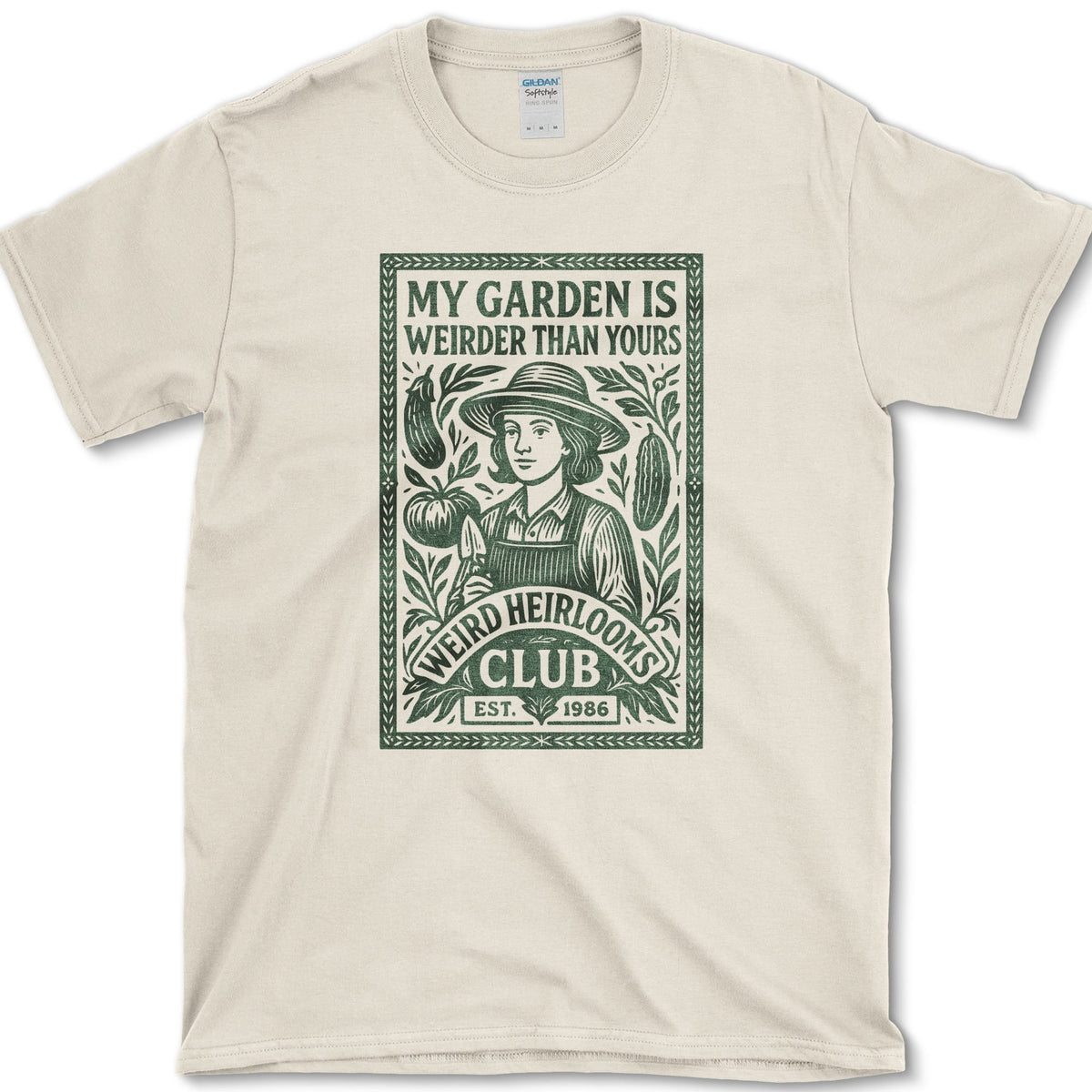 Weird Heirlooms Club T-Shirt Natural / S Essential Tees