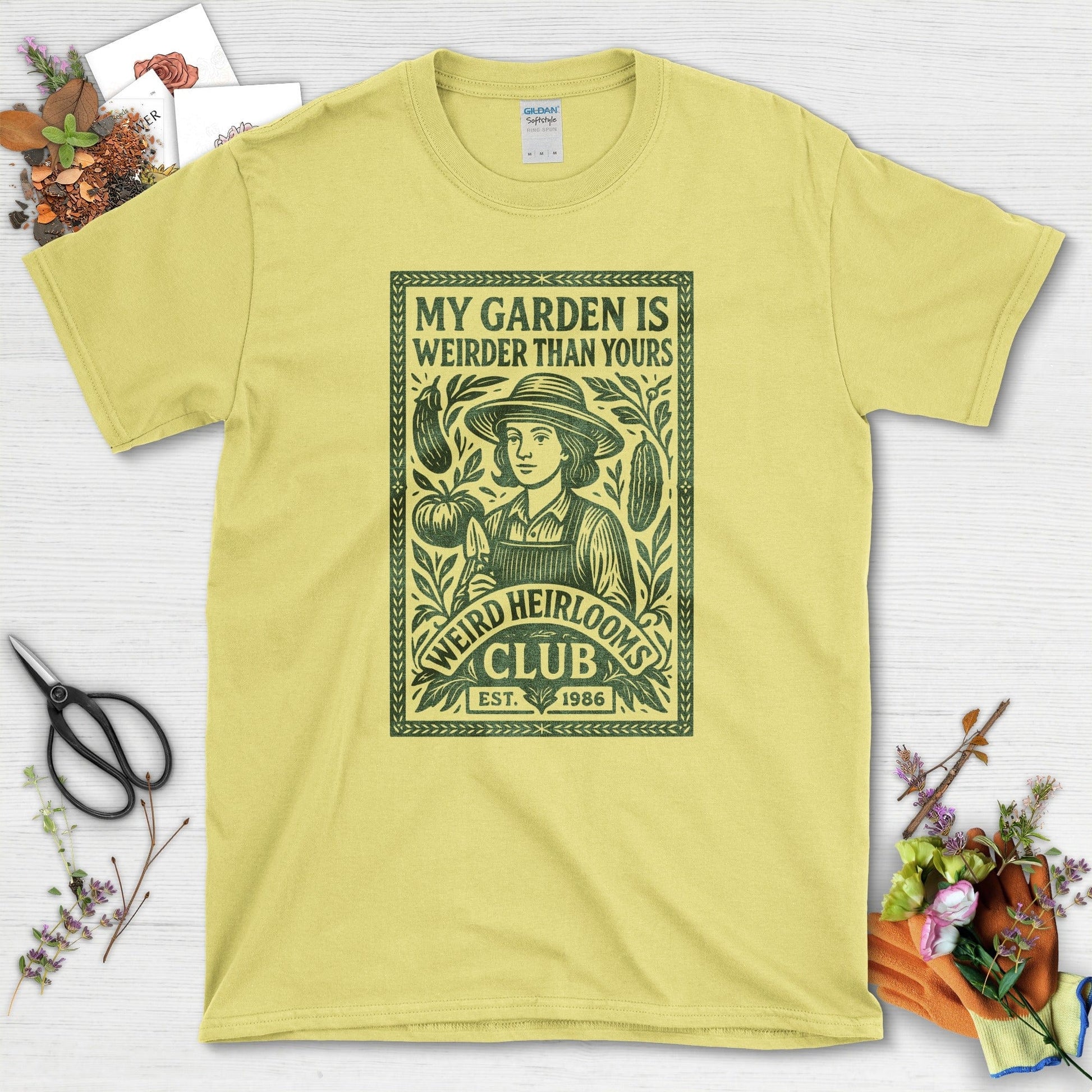 Weird Heirlooms Club T-Shirt T-Shirts / S / Cornsilk Physical Item