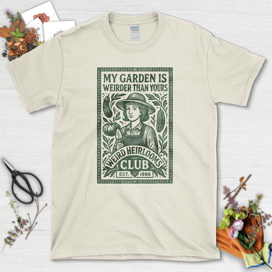 Weird Heirlooms Club T-Shirt T-Shirts / S / Natural Physical Item