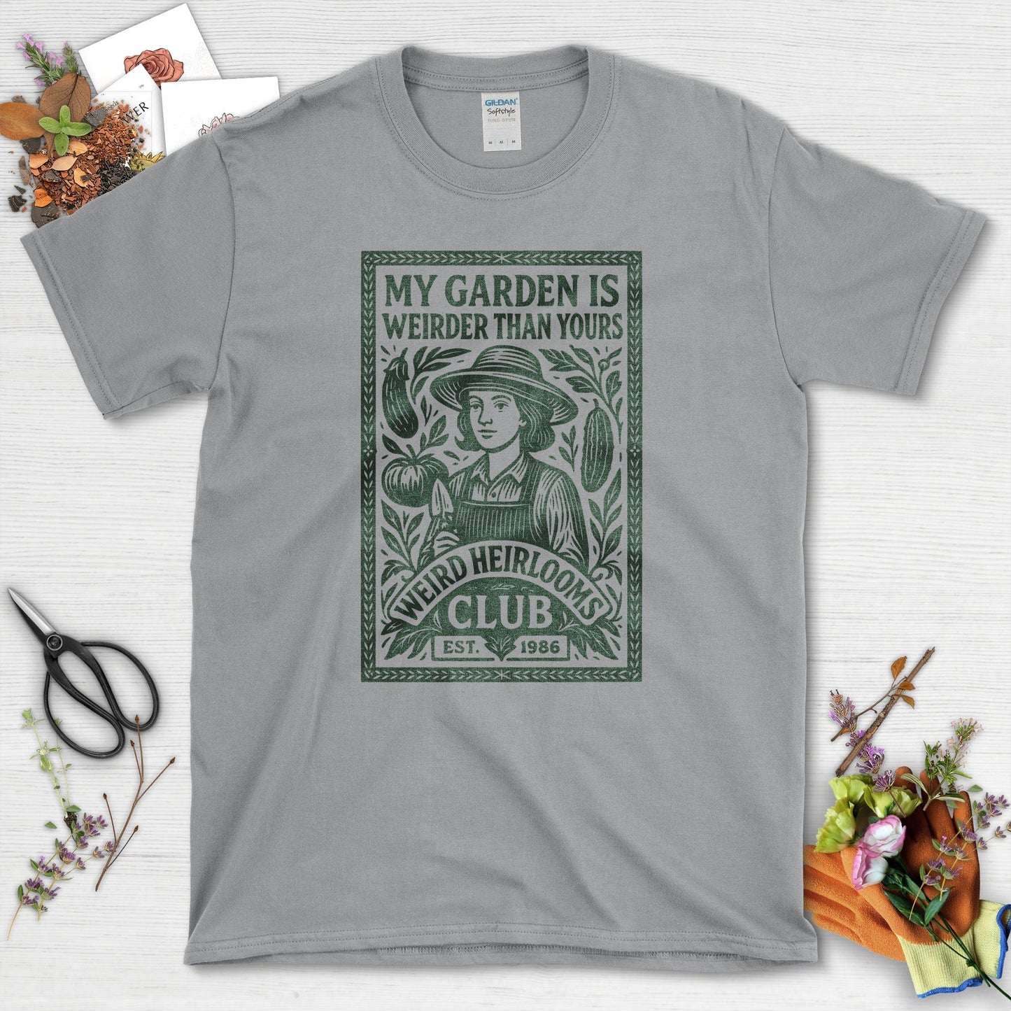 Weird Heirlooms Club T-Shirt T-Shirts / S / Sport Grey Physical Item