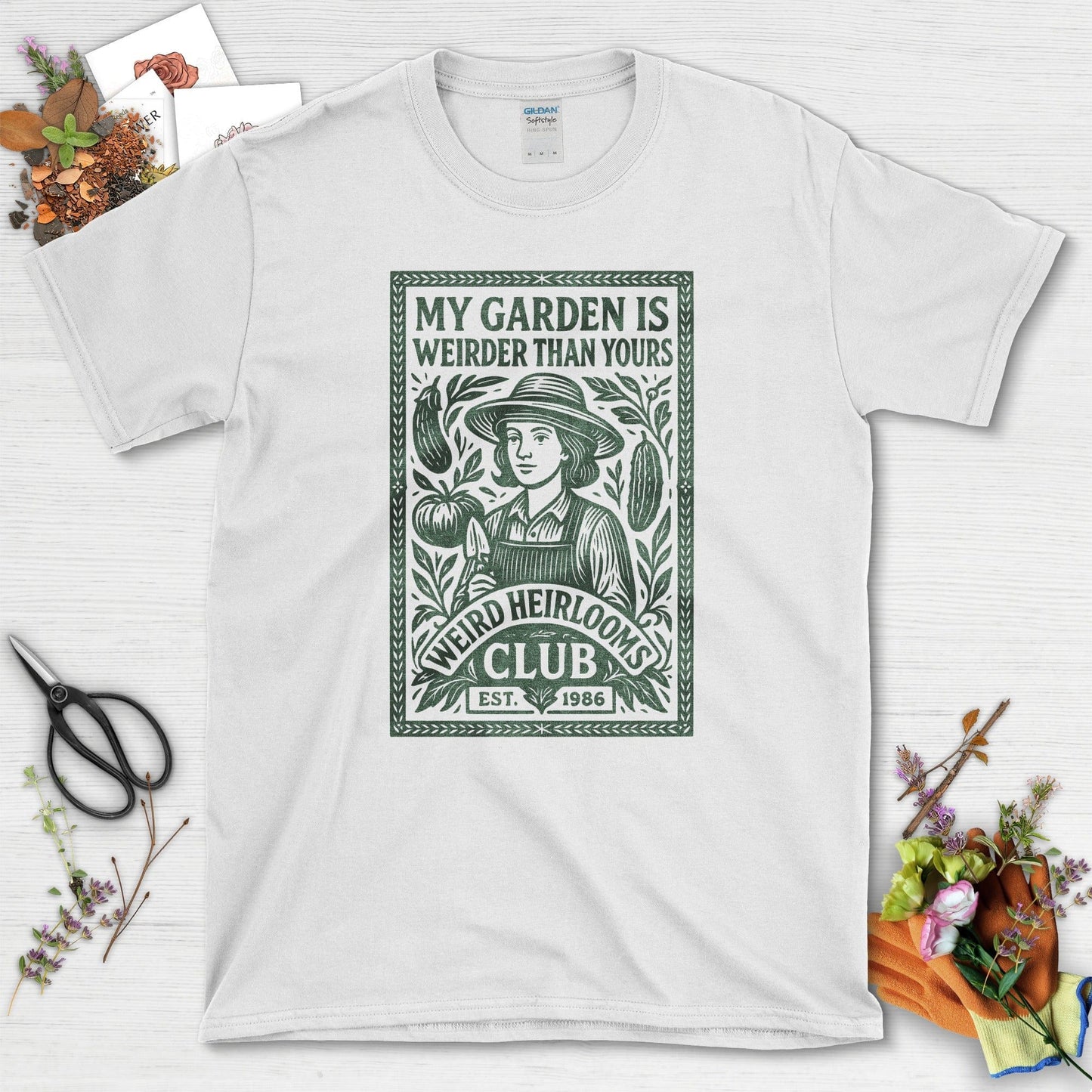 Weird Heirlooms Club T-Shirt T-Shirts / S / White Physical Item