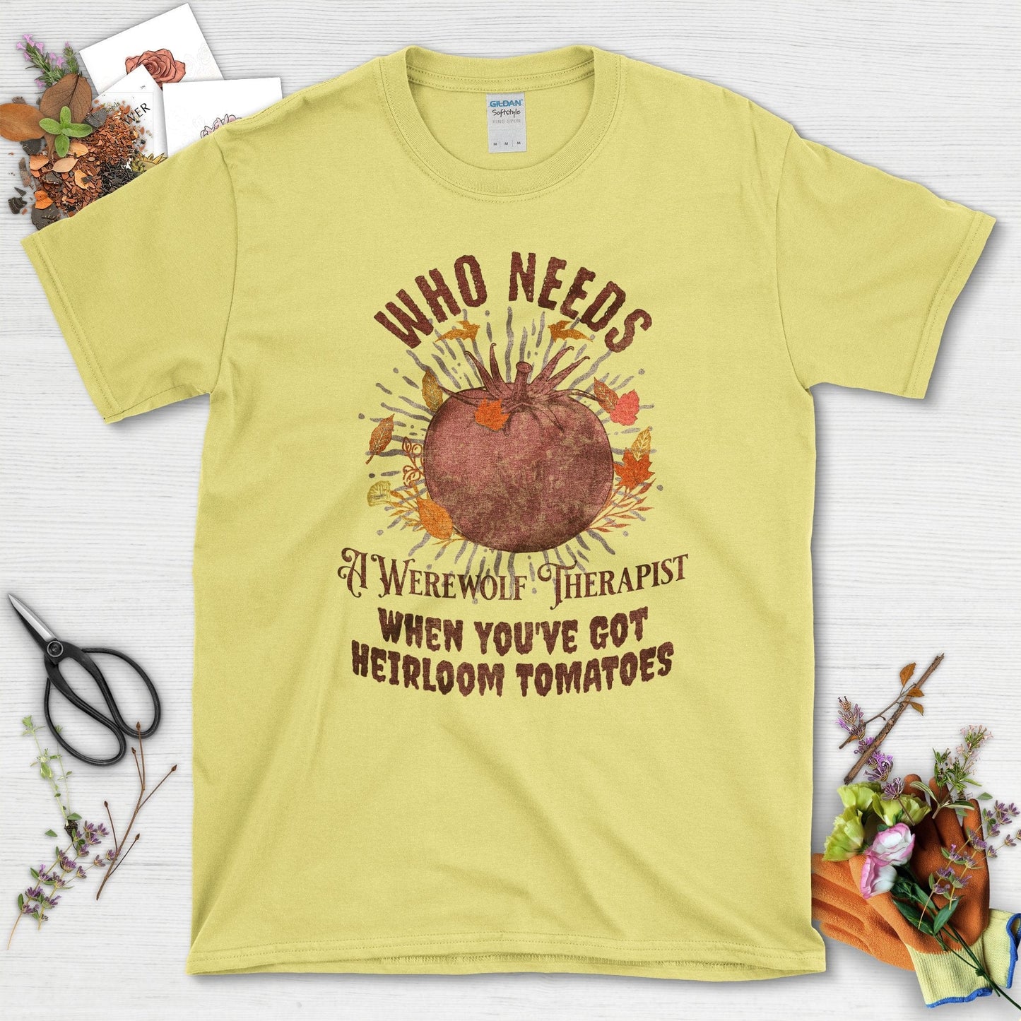 Werewolf Therapist Tomato T-Shirt Cornsilk / S T-Shirt