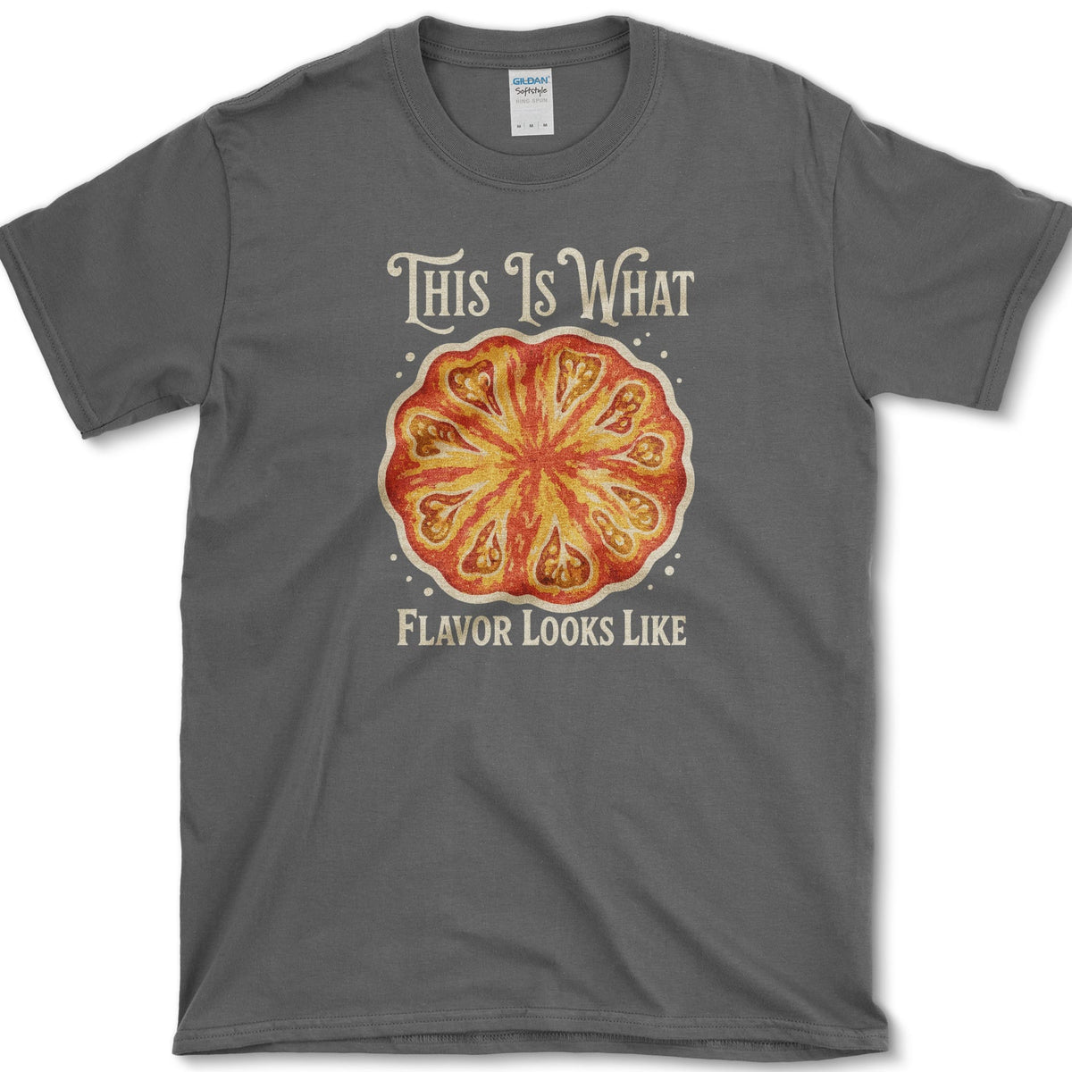 What Flavor Looks Like T-Shirt S / Dark Heather Essential Tees