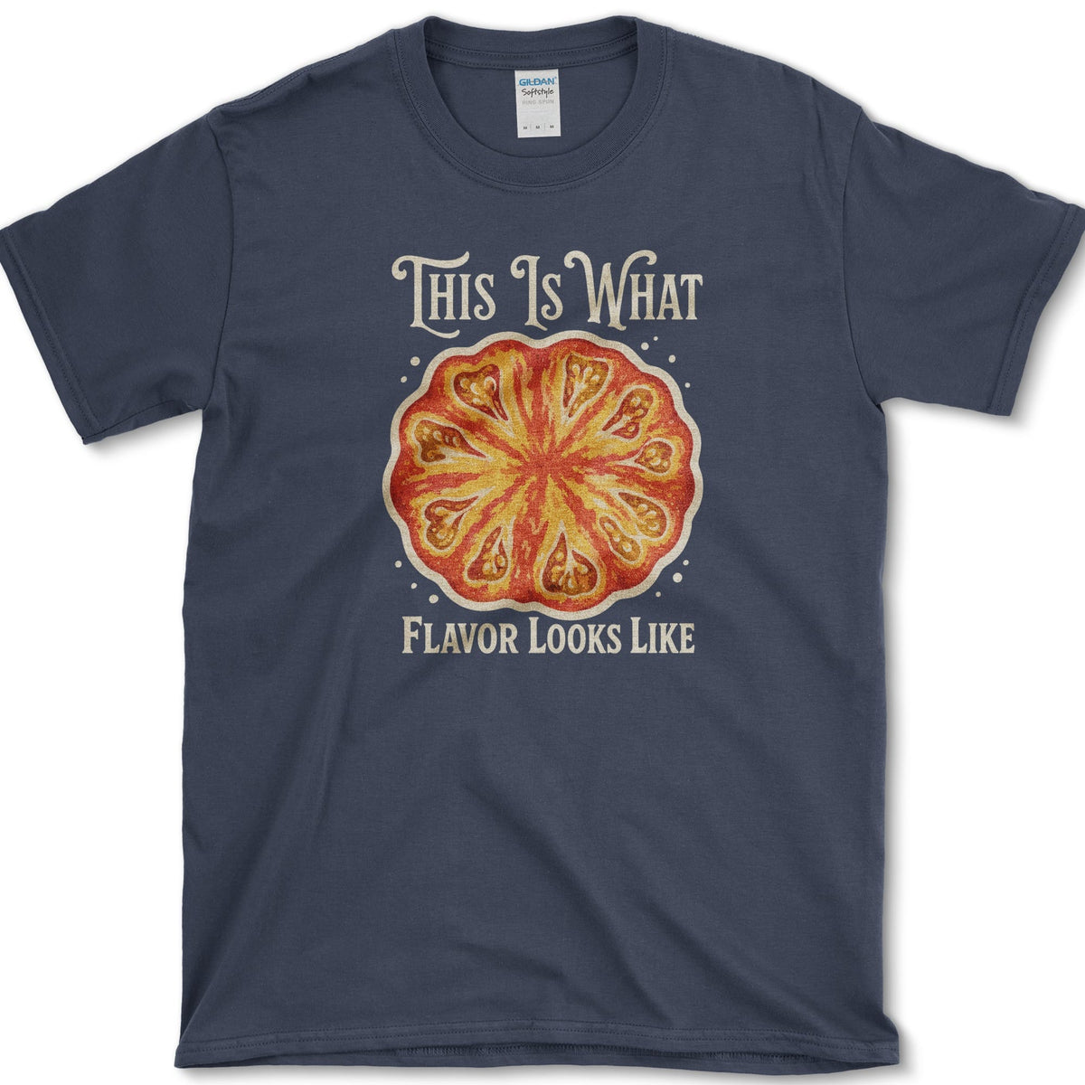 What Flavor Looks Like T-Shirt S / Navy Essential Tees