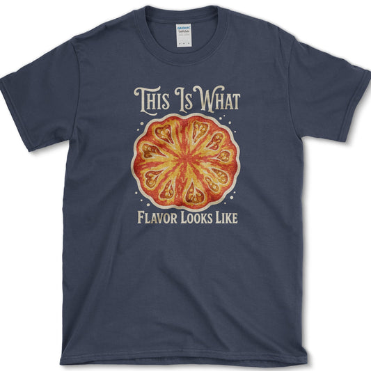 What Flavor Looks Like T-Shirt S / Navy Essential Tees