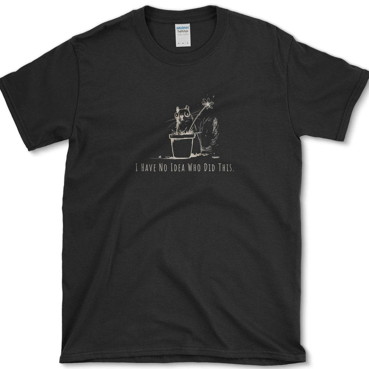 Who Did This T-Shirt Black / S Essential Tees