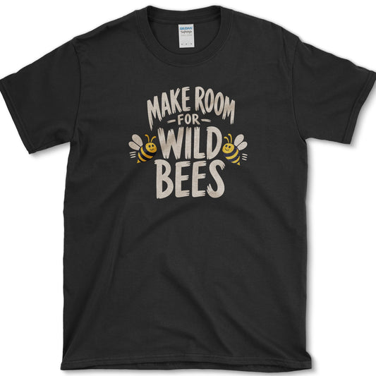 Wild Bees T-Shirt S / Black Essential Tees