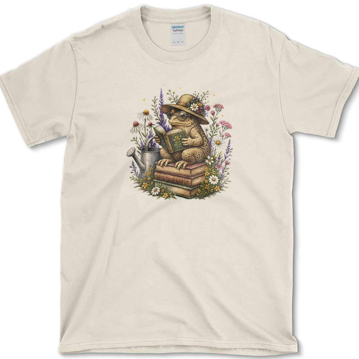 Wildflower Toad T-Shirt S / Natural Essential Tees