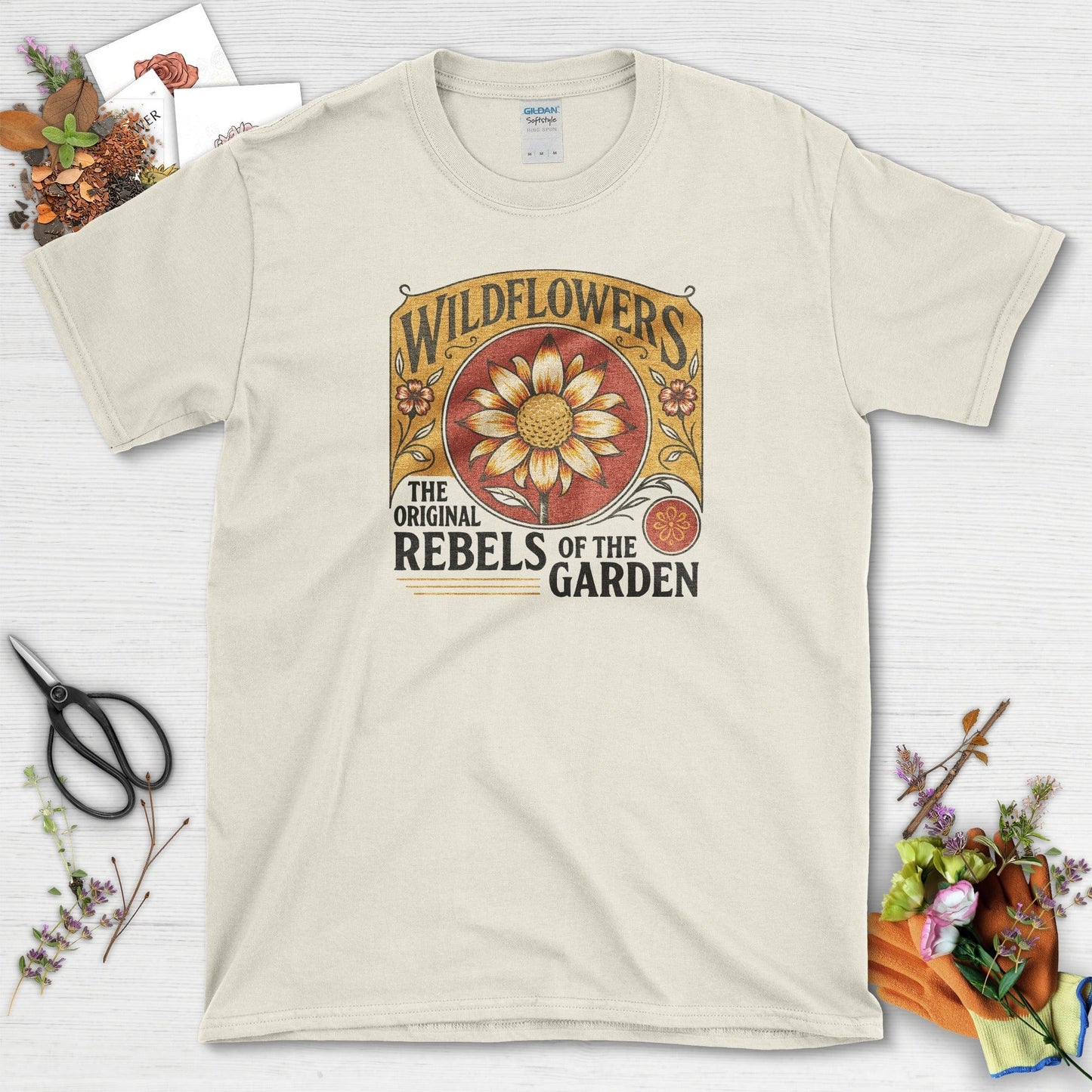 Wildflowers Rebels Garden T-Shirt Natural / S T-Shirt