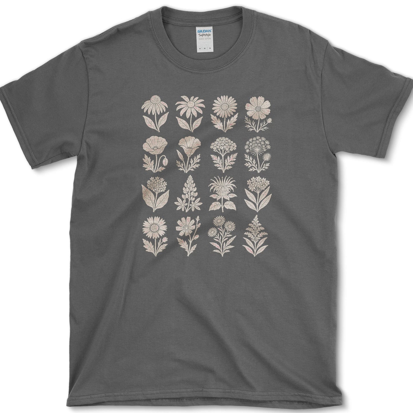 Wildflowers T-Shirt S / Dark Heather Essential Tees
