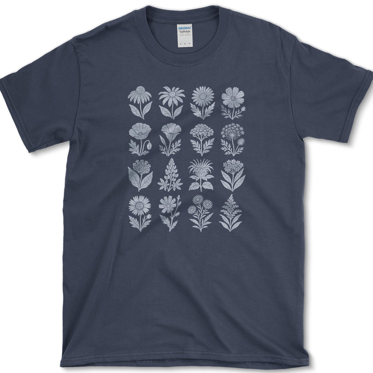 Wildflowers T-Shirt S / Navy Essential Tees