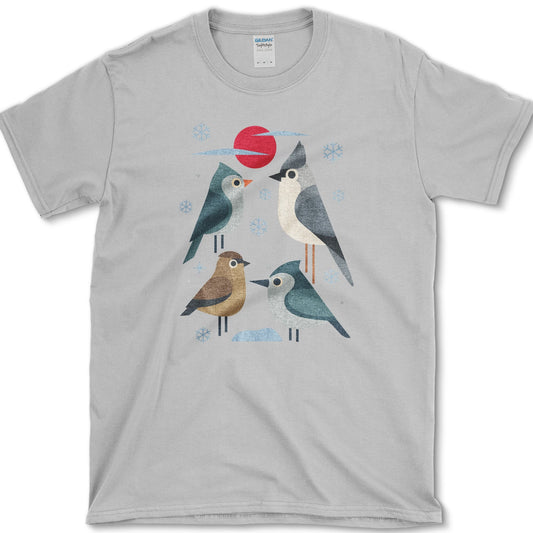 Winter Flock Bird Lovers T-Shirt Sport Grey / S Essential Tees